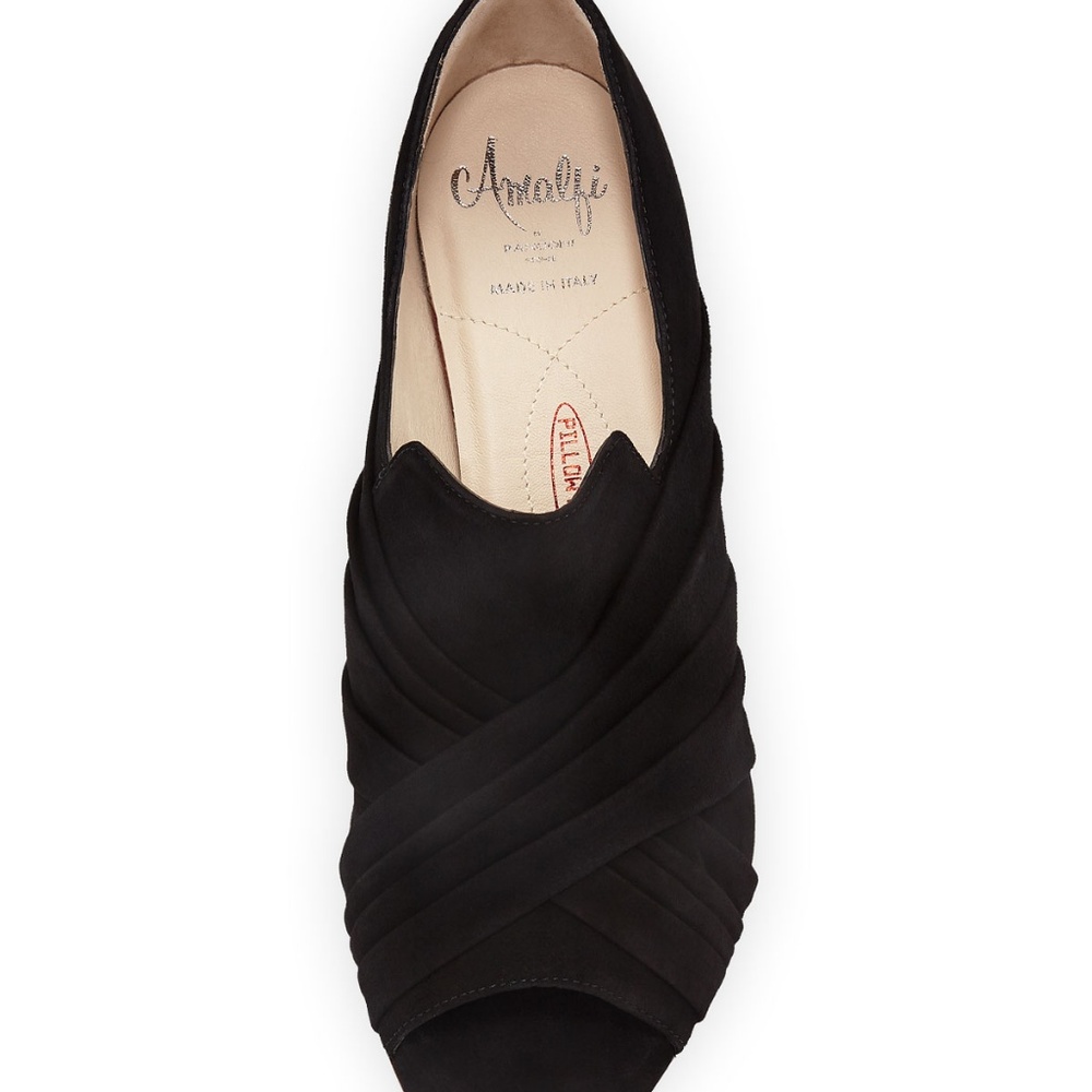AMALFI BY RANGONI Cilindro Wrapped Suede Pump 10B - Picture 3 of 5